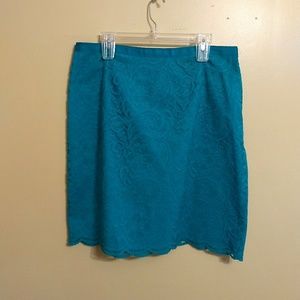 Madison scalloped lace skirt sz 14 stretch NWOT *R